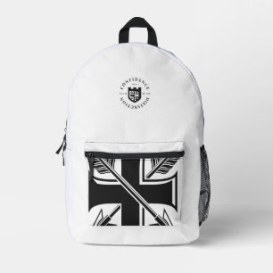 GEUEE Vintage Knight Series Printed Backpack