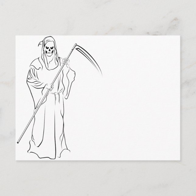 Gevatter / Godfather / Grim Postcard (Front)