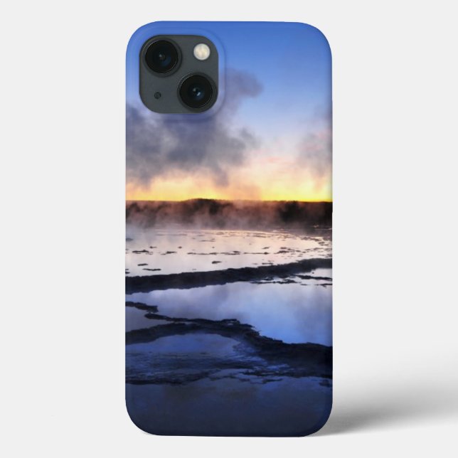 Geyser Smoke at Sunset Case-Mate iPhone Case (Back)