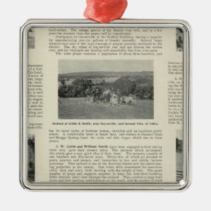 Geyserville, California Metal Tree Decoration