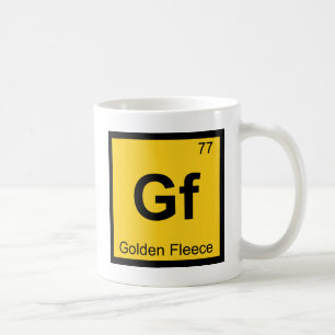Gf - Golden Fleece Greek Chemistry Periodic Table Coffee Mug
