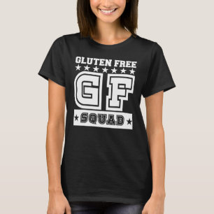 Gf Squad Gluten Free Wheat Celiac Disease Awarenes T-Shirt