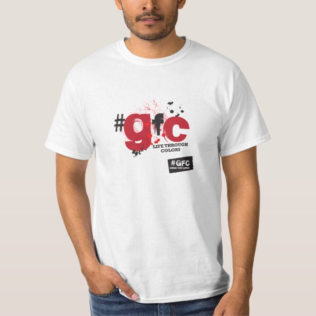 GFC - Life Through Colours White T-Shirt (Front)
