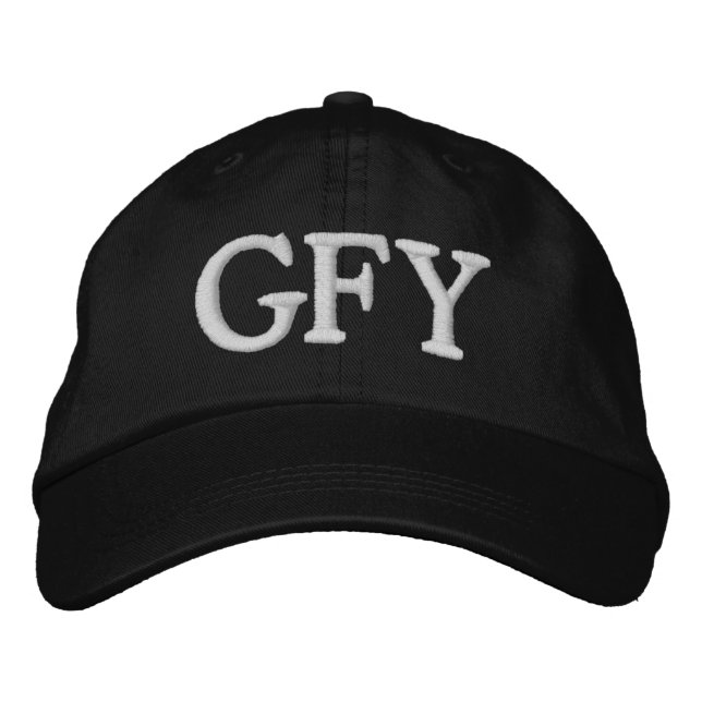 GFY SELF ELO EMBROIDERED HAT (Front)