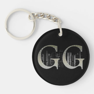 GG Initials Key Ring