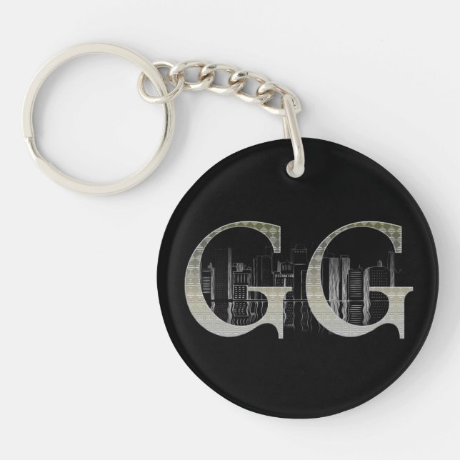 GG Initials Key Ring (Front)