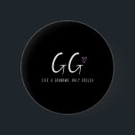 Gg Like A Grandma Only Cooler Mother's Day  6 Cm Round Badge<br><div class="desc">Gg Like A Grandma Only Cooler Mother's Day</div>