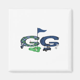 Gg Of The Birthday Boy Hole In One Golf Sport Matc Magnet