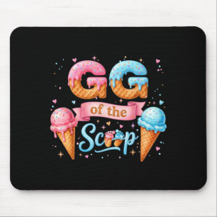 GG of The Scoop Ice Cream Gender Reveal Baby Mouse Pad