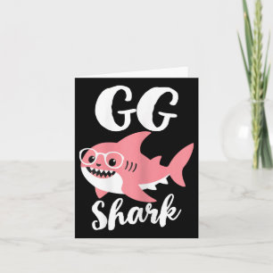 Gg Shark Mother's Day Grandma Funny  Card