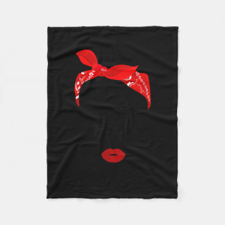 Gg Wink Eye Womens Face Gift For Gg Grandma Fleece Blanket