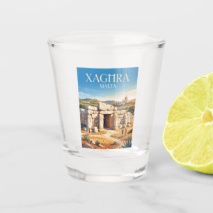 Ġgantija Temples Malta Shot Glass