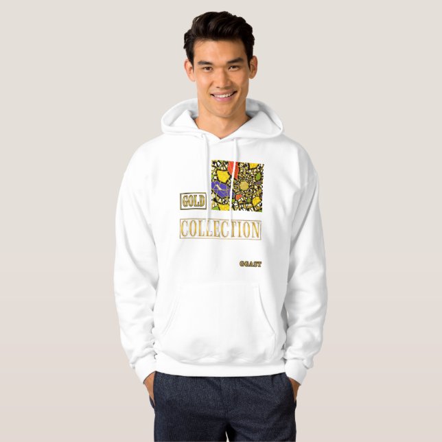 GGAST - "Adult pullover Hoodie" GOLD (Front Full)