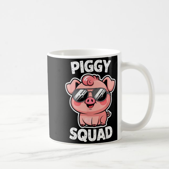 Ggy Squad G Wearing Sungles As Animal Funny Farmer Coffee Mug (Right)
