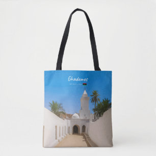 Ghadames, Libya - White Mosque Tote Bag