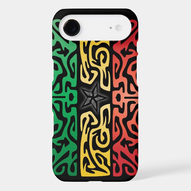 Ghana Abstract Case-Mate iPhone Case (Back)