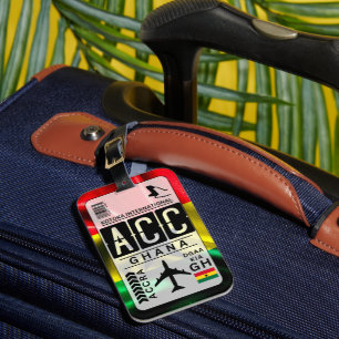 Ghana Accra ACC Airport Luggage Tag