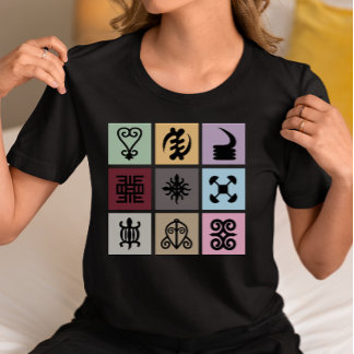 Ghana Adinkra Symbol – African Heritage & Wisdom T-Shirt