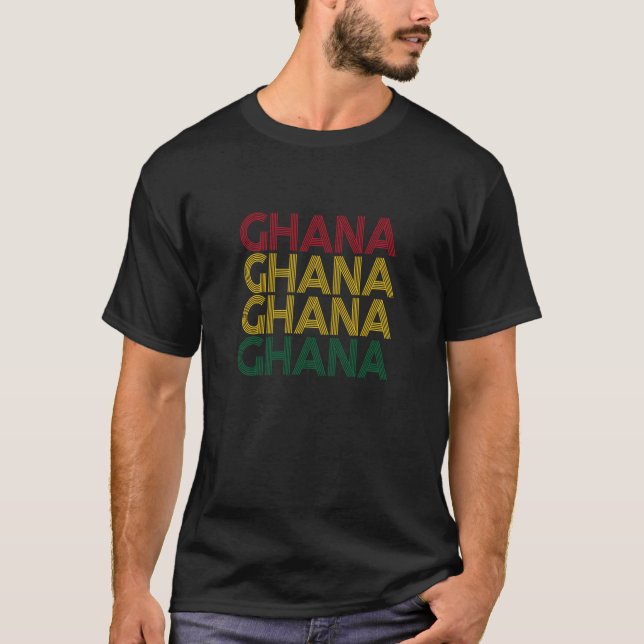 Ghana African Pride and Heritage  1 T-Shirt (Front)