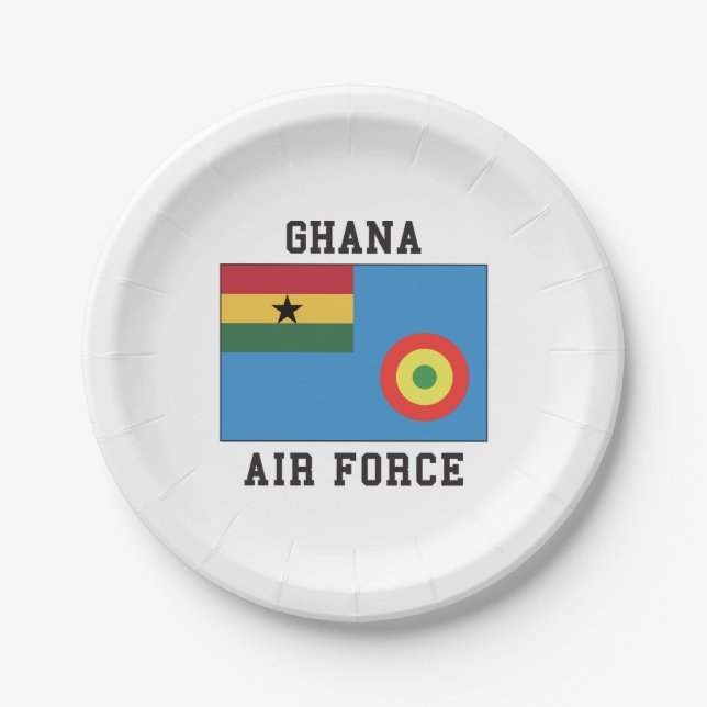 Ghana Air Force Paper Plate (Front)
