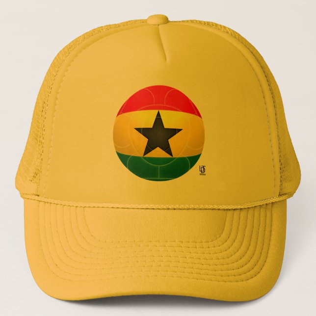 Ghana - Black Stars Football Trucker Hat (Front)