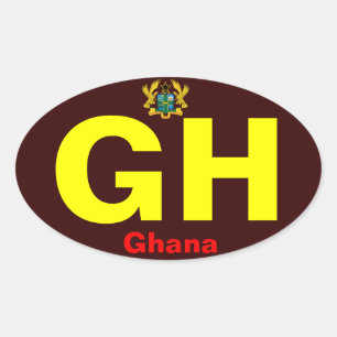 GHANA*- Bumper Sticker European Style
