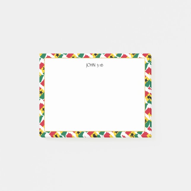 GHANA Christian Scripture Post-it Notes (Front)