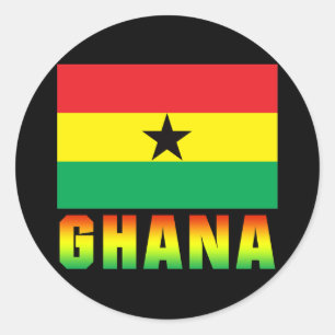 Ghana Classic Round Sticker