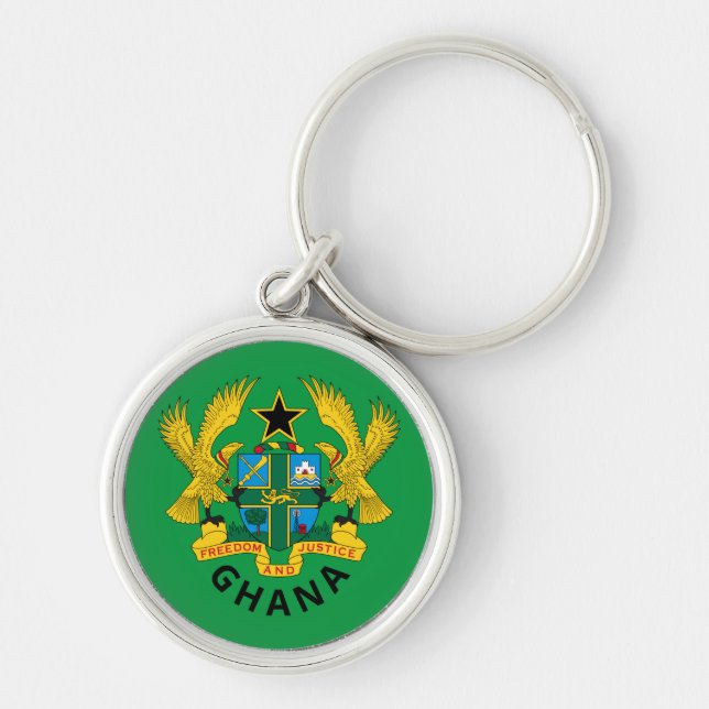 Ghana coat of arms keychain (Front)