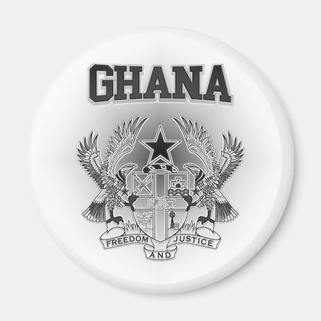 Ghana Coat of Arms Magnet (Front)