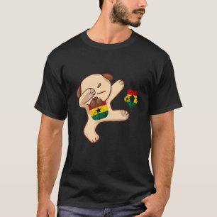 Ghana Dog Ghana Flag Ghanese Pride Ghana Football T-Shirt