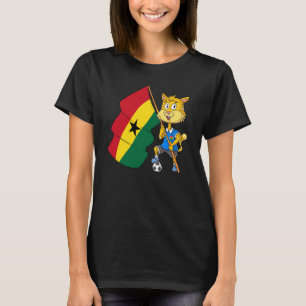 Ghana Fan Cat T-Shirt