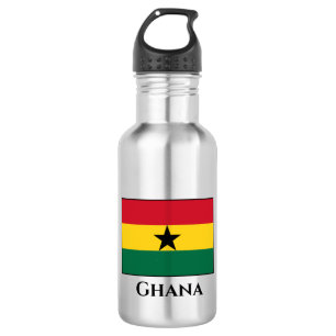 Ghana Flag 532 Ml Water Bottle
