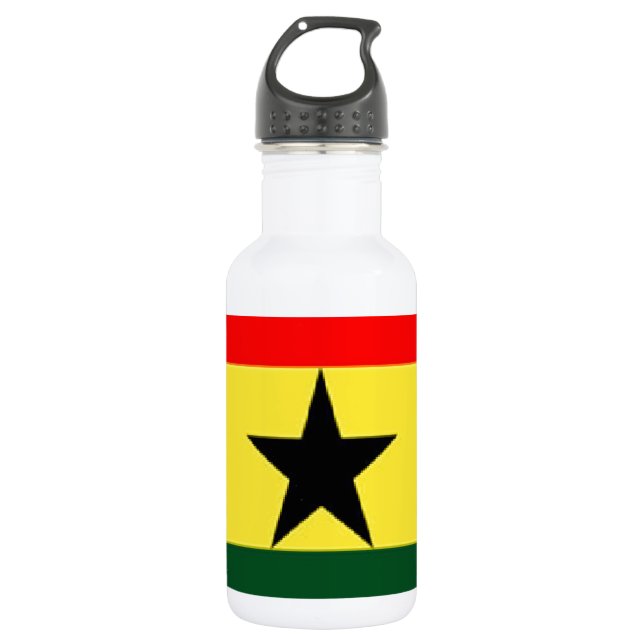 Ghana flag 532 ml water bottle (Front)