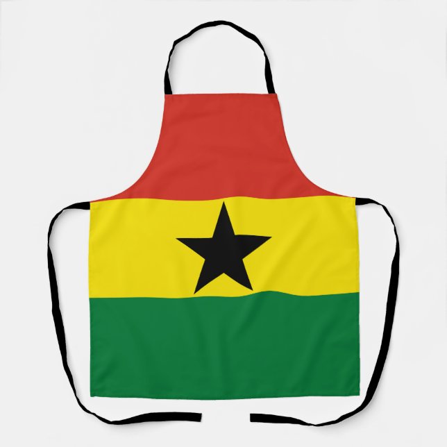 Ghana flag apron (Front)
