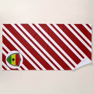 Ghana flag beach towel