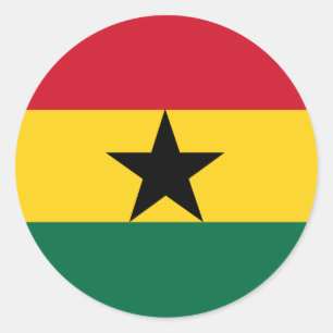 Ghana Flag Classic Round Sticker