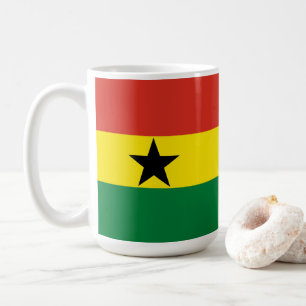 Ghana flag coffee mug