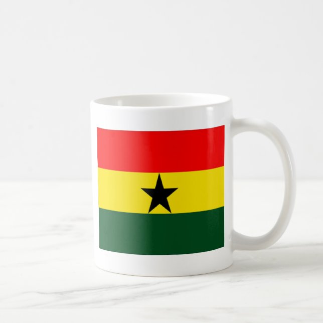 Ghana flag coffee mug (Right)