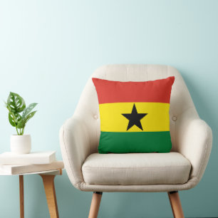 Ghana flag cushion