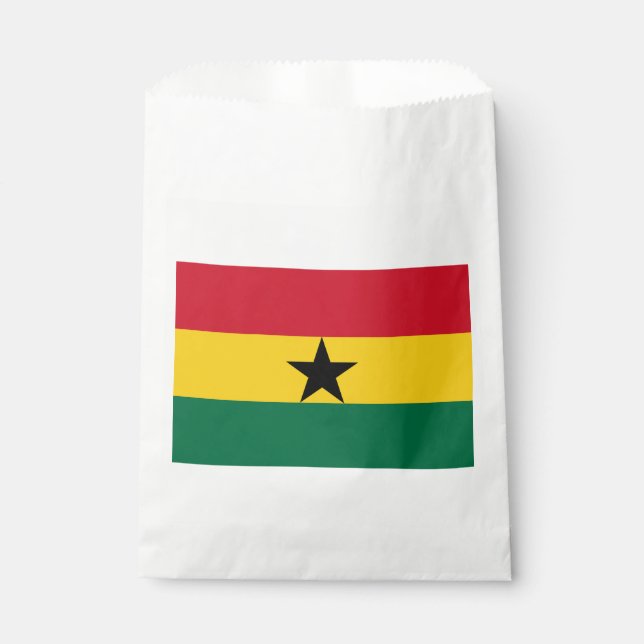 Ghana Flag Favour Bag (Front)