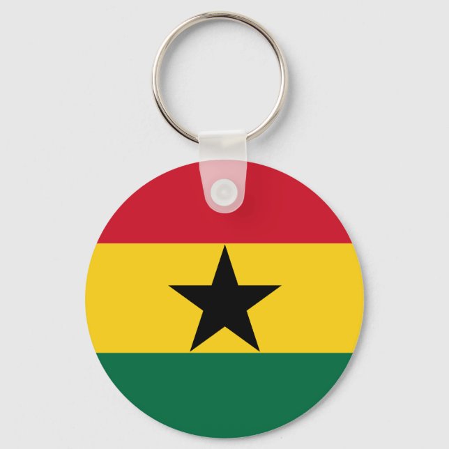 Ghana Flag Keychain (Front)