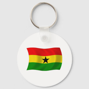 Ghana Flag Keychain