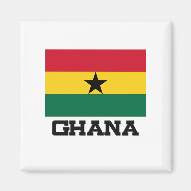 Ghana Flag Magnet (Front)