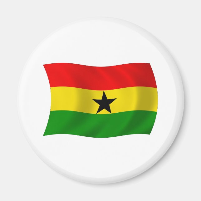 Ghana Flag Magnet (Front)