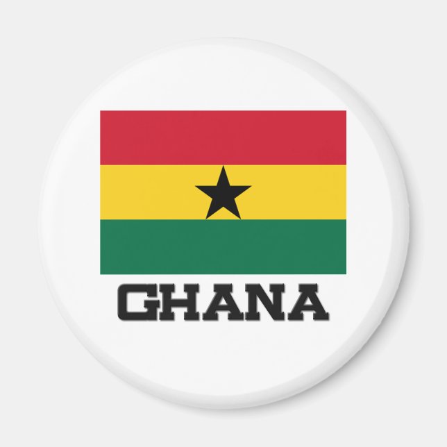 Ghana Flag Magnet (Front)
