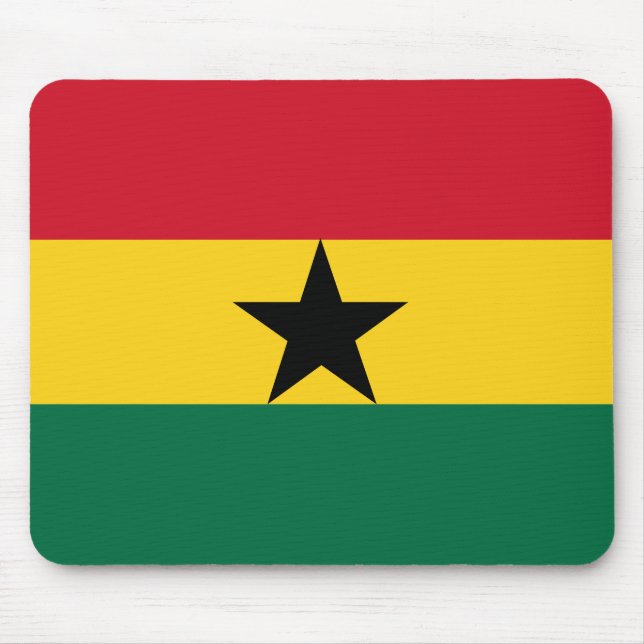 Ghana Flag Mouse Pad (Front)