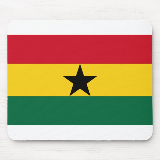 Ghana Flag Mouse Pad (Front)