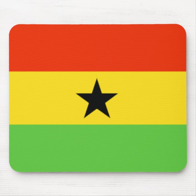 Ghana Flag Mousepad (Front)
