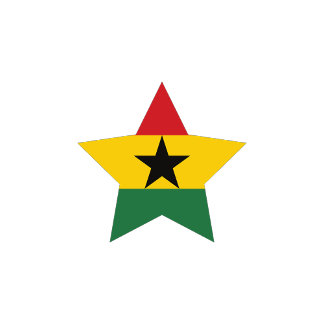 Ghana Flag Paper Plates